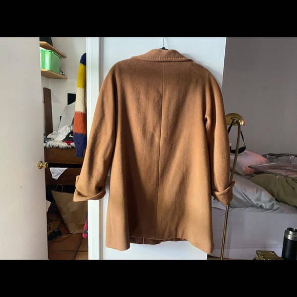 Vintage Ellen Tracy Camel Winter Coat - Picture 5 of 6